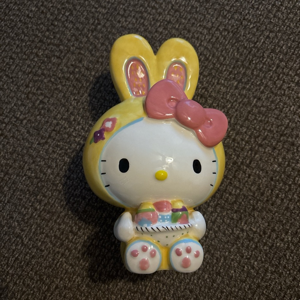 Hello Kitty Easter Bunny Ceramic